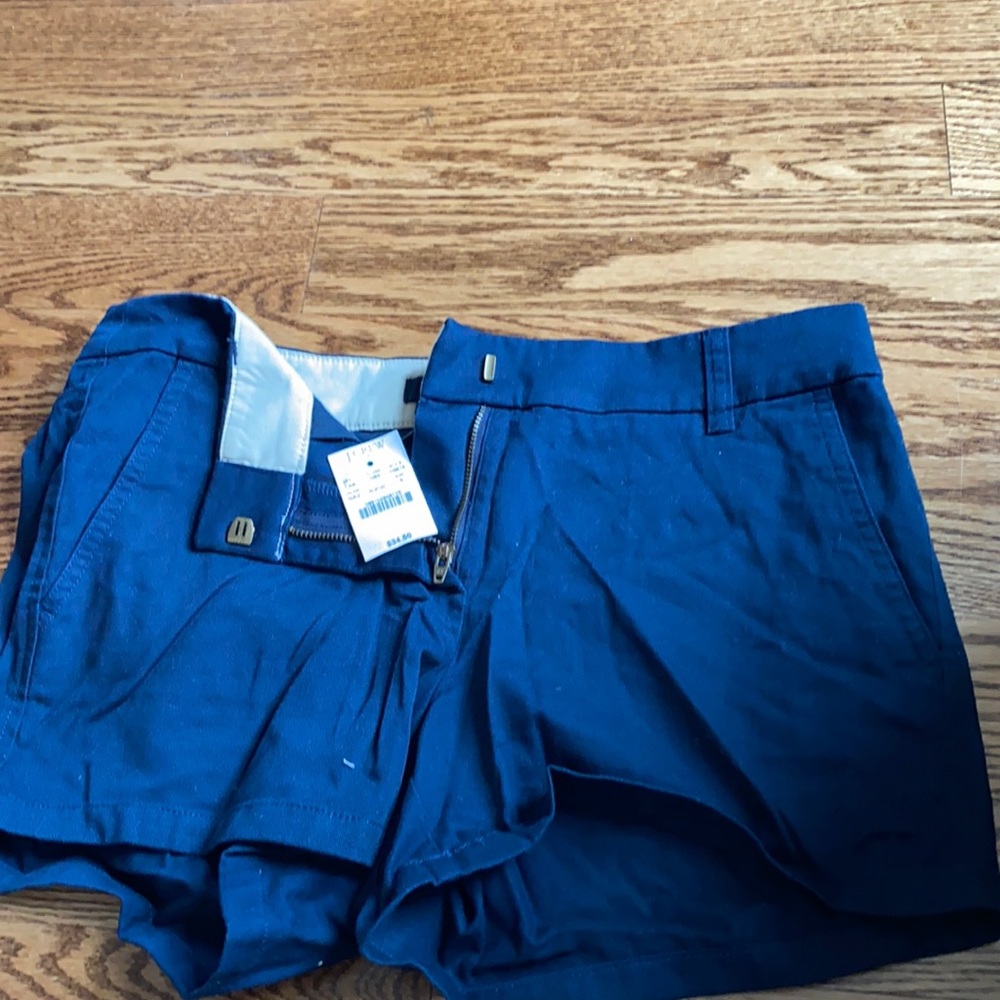 Navy J Crew Shorts